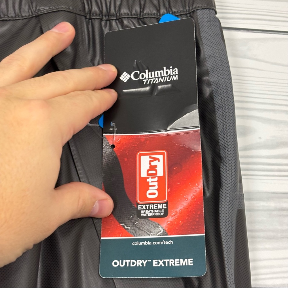 Columbia Titanium Women’s OutDry Extreme Black Wildwood Rain Pants NWT 2X - Picture 9 of 16